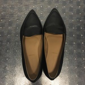 Everlane Modern Pointe Black Flats Like New 7.5